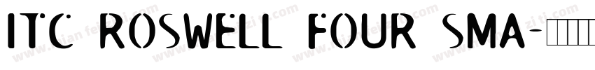 ITC Roswell Four Sma字体转换